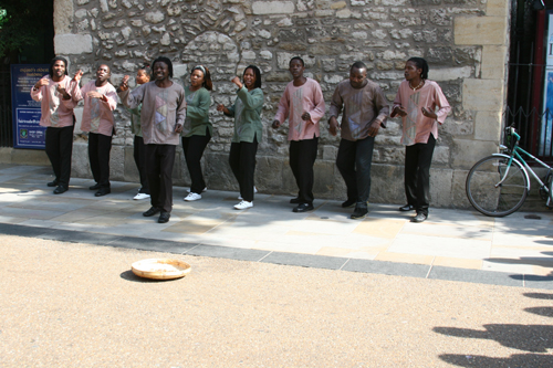 Afro-Carribbean dancers
